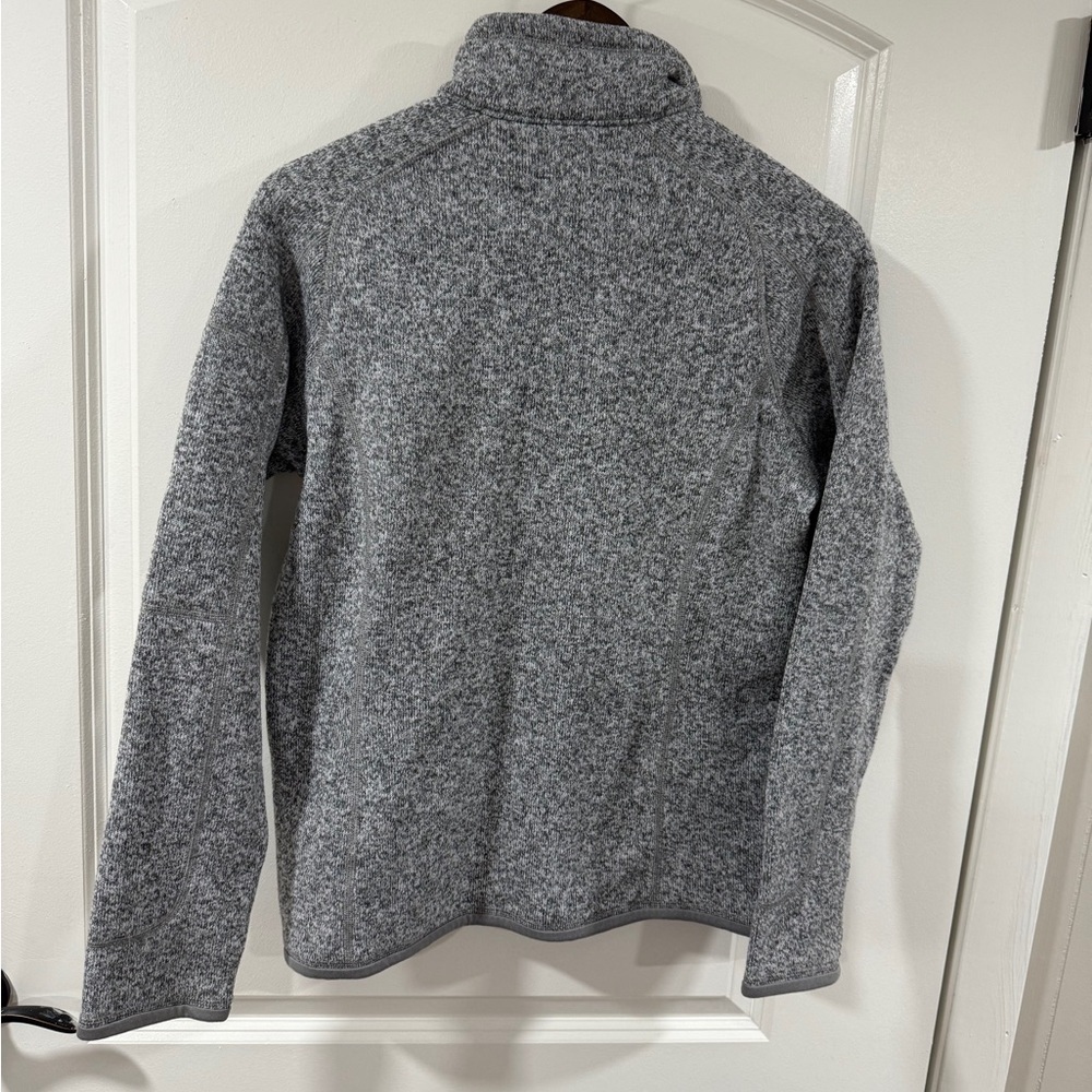 Patagonia Better Sweater Women’s Medium 1/4 Zip Gray Fleece Pullover - Picture 6 of 11